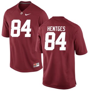 Men's Alabama Crimson Tide #84 Hale Hentges Crimson Replica NCAA College Football Jersey 2403ZAXK7